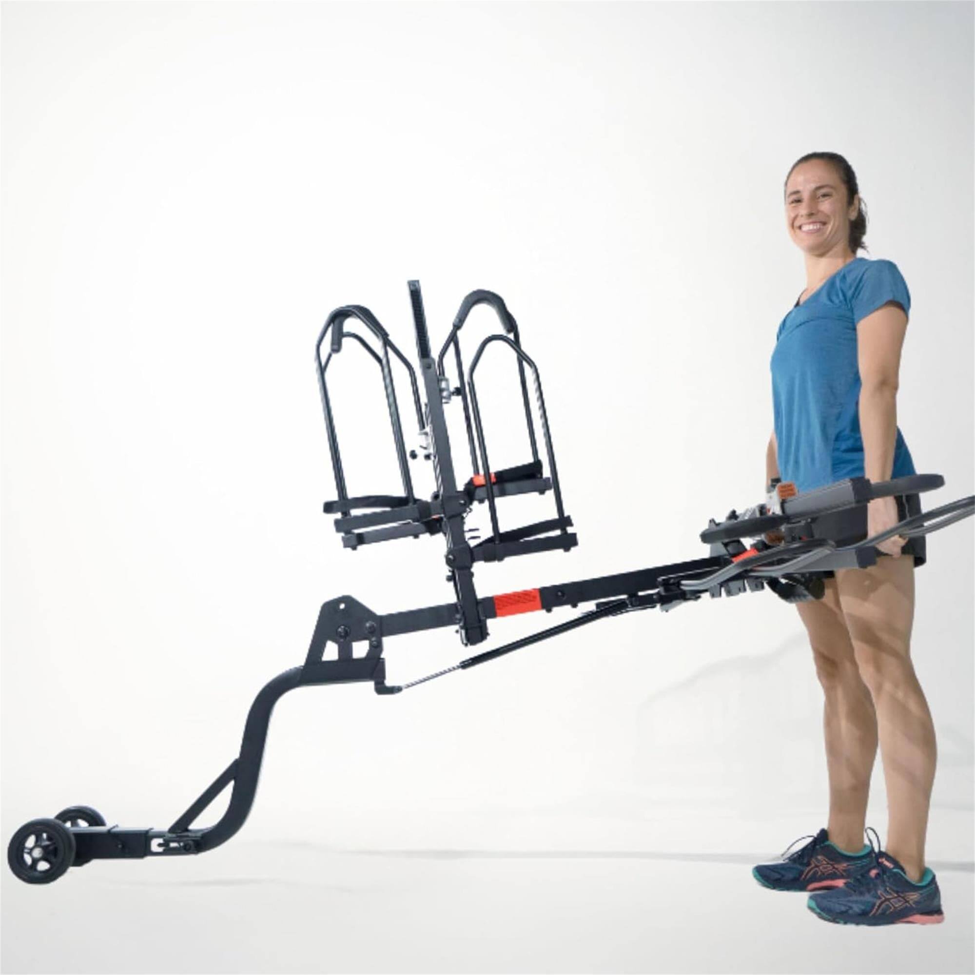 Alt View 1. Boyel Living - WHEEL DOLLY 110LBS Load 5Inch Wheels 2Inch Hitch Hyperax Rack Fit - Black.