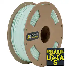 Factory Filament - 1.75mm Baby Blue PLA 3D Printer Filament, 1 KG Spool, Dimensional Accuracy +/- 0.02 mm, 3D Printing Filament