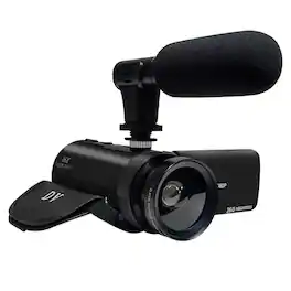 Stock Preferred - 1080P HD Camcorder with 16X Zoom & External Microphone