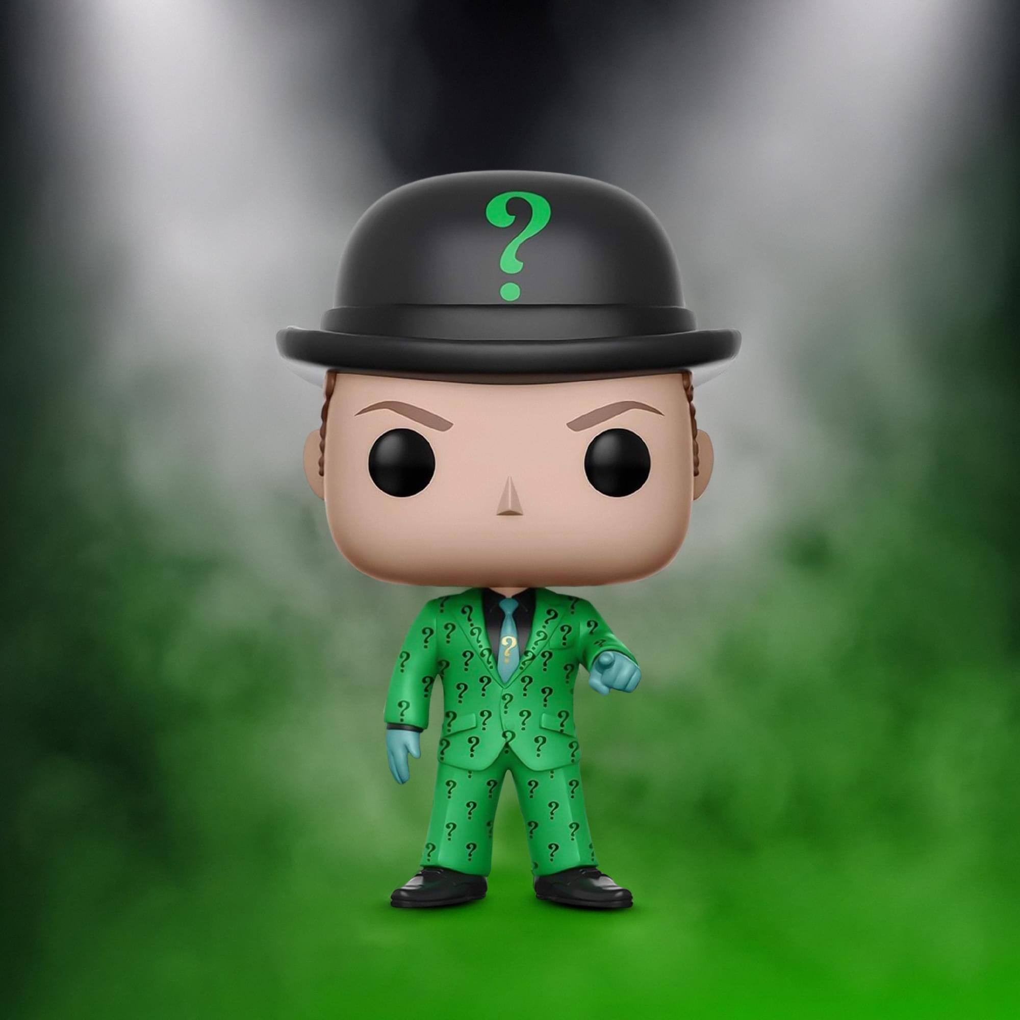 Alt View 2. Funko - DC Heroes Funko POP Vinyl Figure - Riddler Chase Variant.