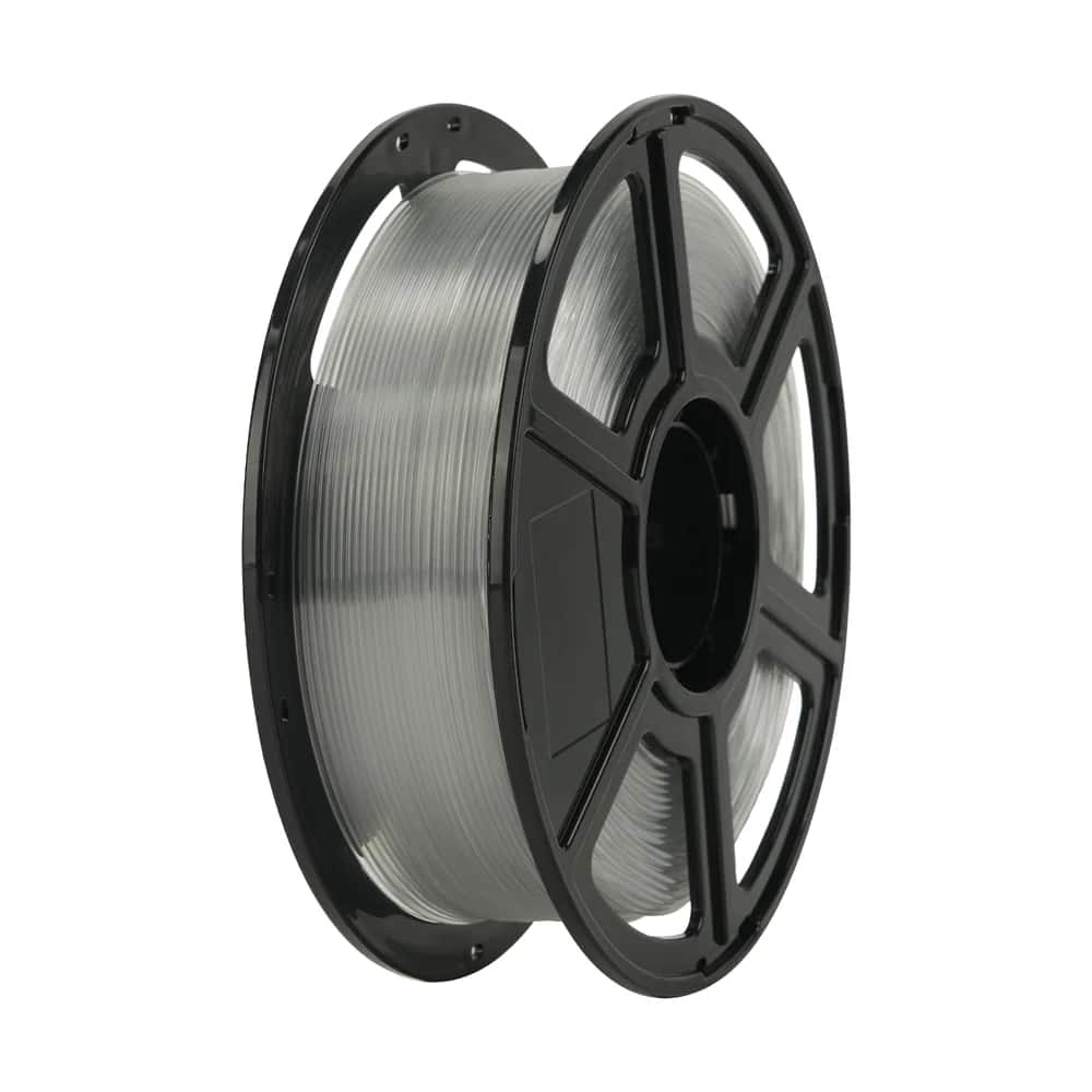 Flashforge - High Speed PETG 3D Printer Filament-1.75mm-1kg (2.2 lbs) Spool - Transparent Nature