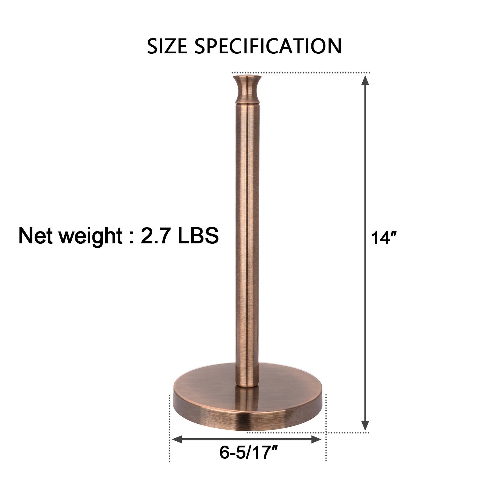 SIZE SPECIFICATION  
Net weight: 2.7 LBS  
14"  
6-5/17"