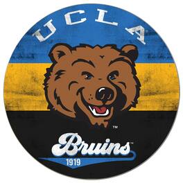 Jardine - UCLA Bruins 20'' x 20'' Retro Logo Circle Sign - Blue