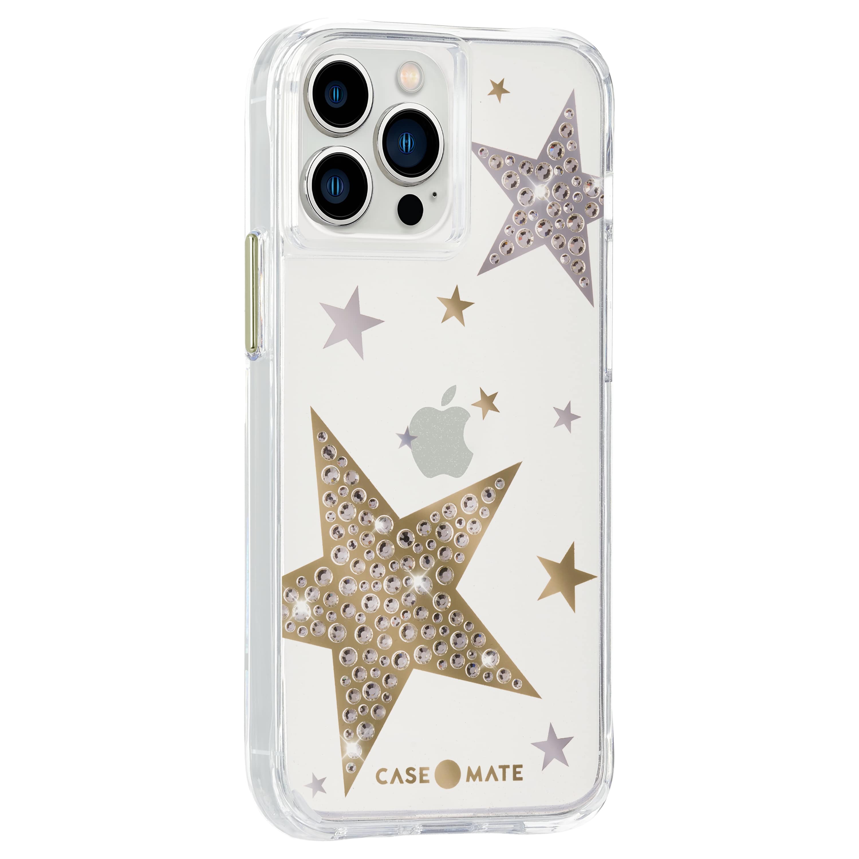Left. Case-Mate - Sheer Superstar Hardshell Case w/ Antimicrobial for iPhone 13 Pro Max - Multi.