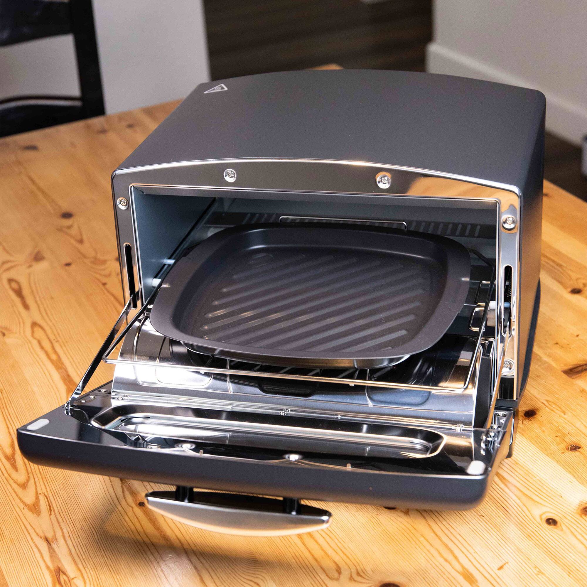 Alt View 8. Sengoku - Sengoku SET-G16A(K) HeatMate Graphite Technology Toaster Oven, 120 Volt, Black - Black.