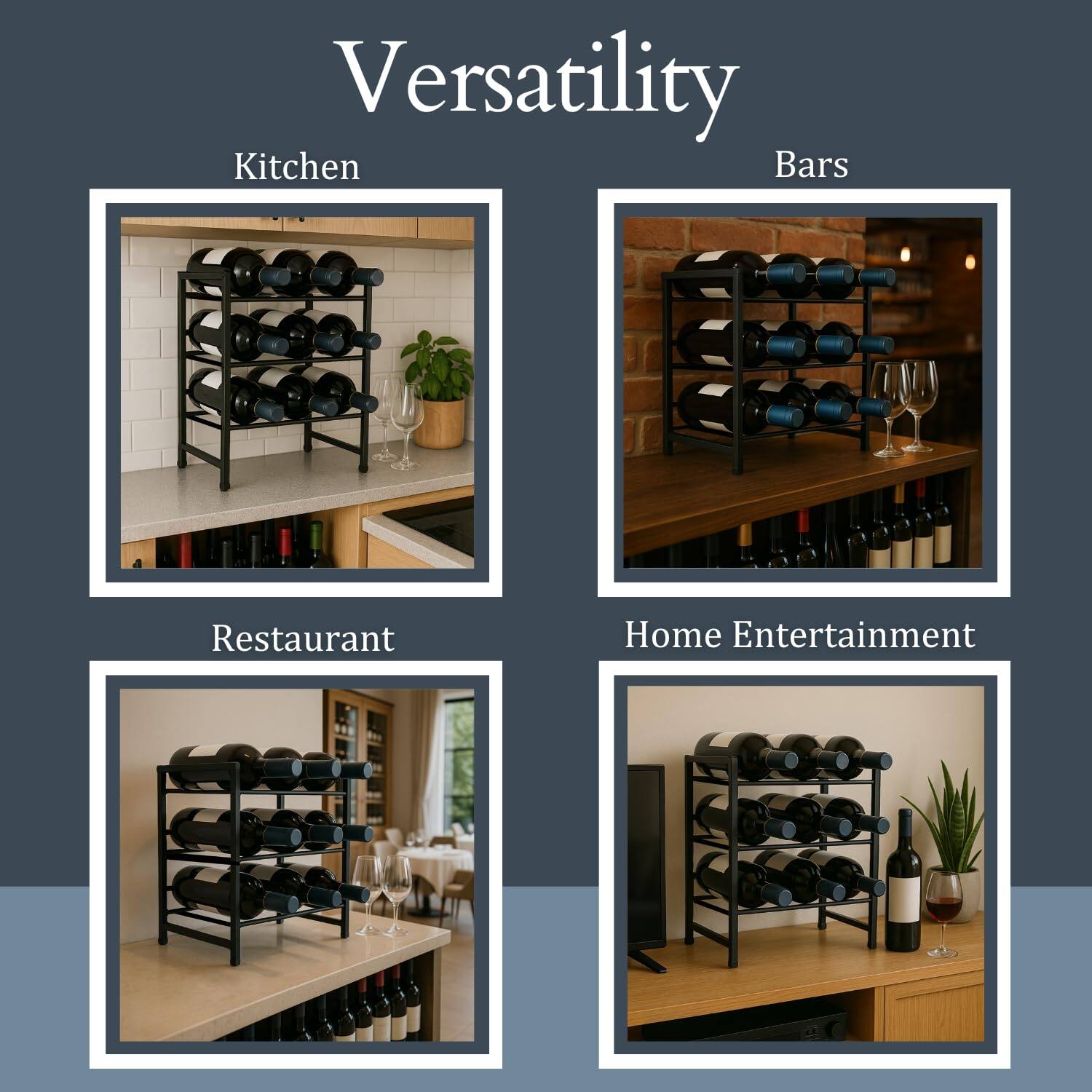 Versatility

Kitchen  
Bars  
Restaurant  
Home Entertainment