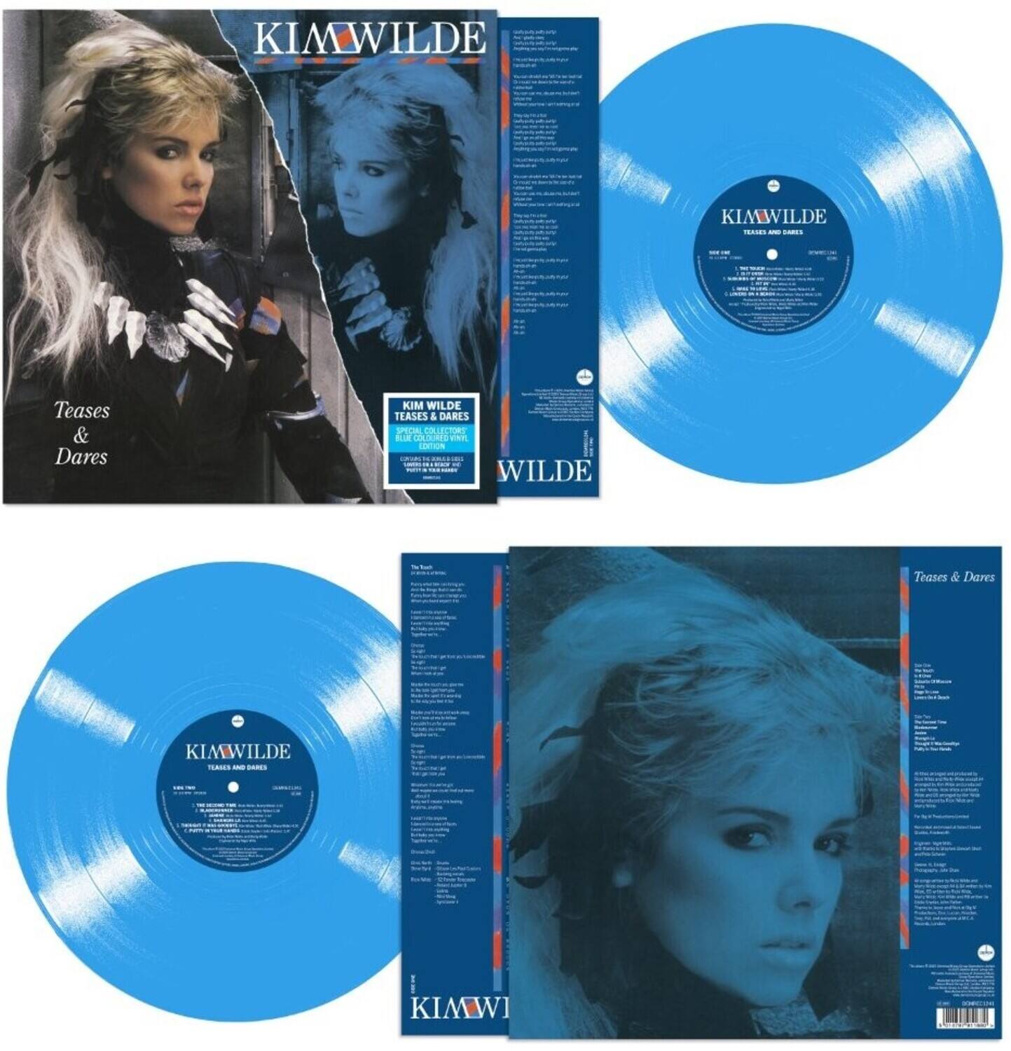 Kim Wilde - Teases & Dares - 140gm Blue Vinyl   - VINYL LP price history on PriceWatchPro
