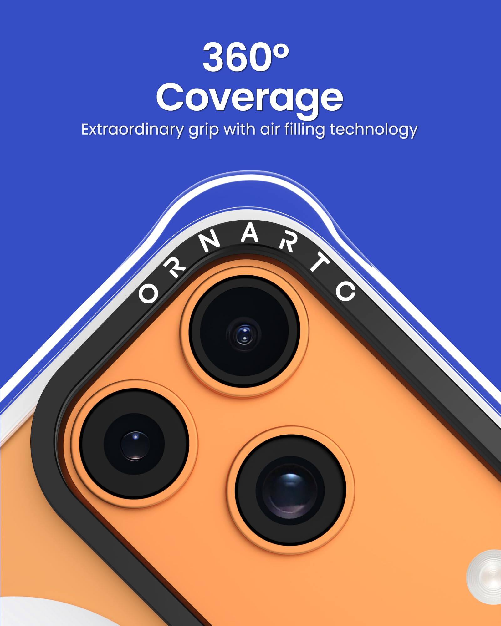 360° Coverage  
Extraordinary grip with air filling technology