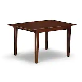 East West Furniture - Dining Room Set Mahogany - Brown