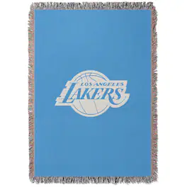 Chad & Jake - Los Angeles Lakers Woven Blanket - Blue