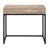 OSP Home Furnishings - Sit and Stand Desk - Brown - Front_Zoom