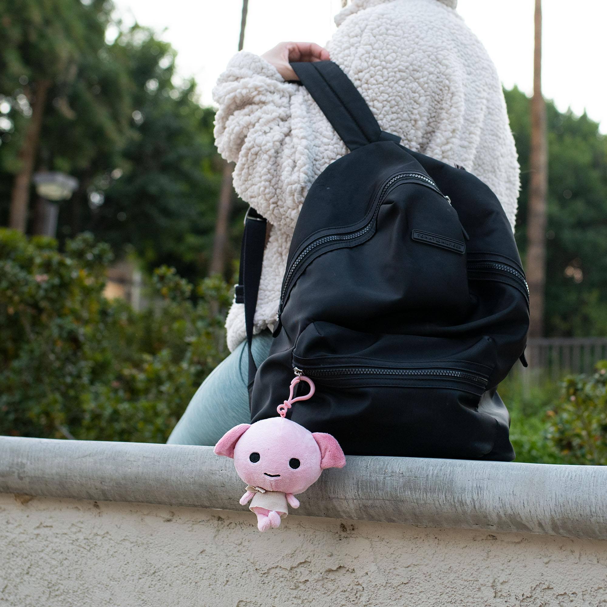 Alt View 10. Harry Potter - Harry Potter 4 Inch Plush Chibi Keychain | Dobby - Pink.