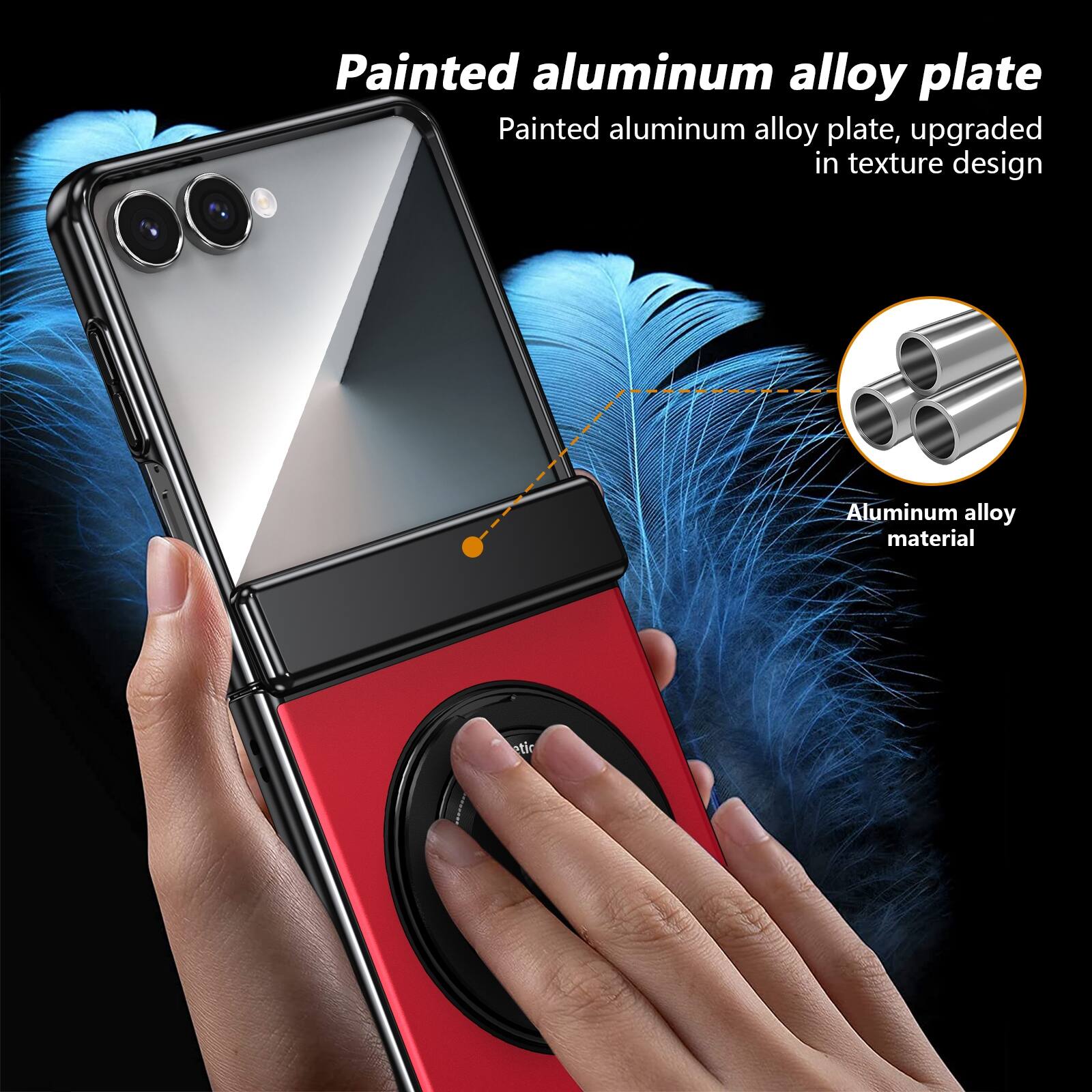 Painted aluminum alloy plate  
Painted aluminum alloy plate, upgraded in texture design  
Aluminum alloy material