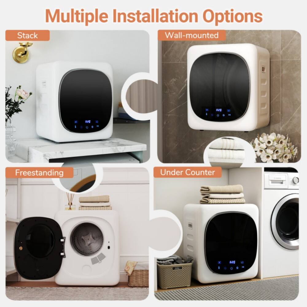 Multiple Installation Options

- Stack
- Wall-mounted
- Freestanding
- Under Counter