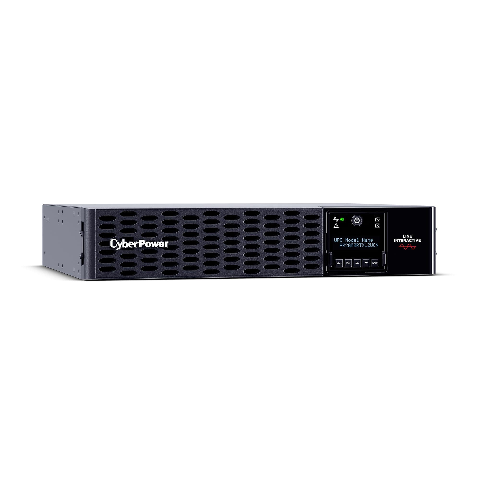 CyberPower - Smart App Sinewave PR2000RTXL2UCN 2000VA Rack/Tower UPS - Black