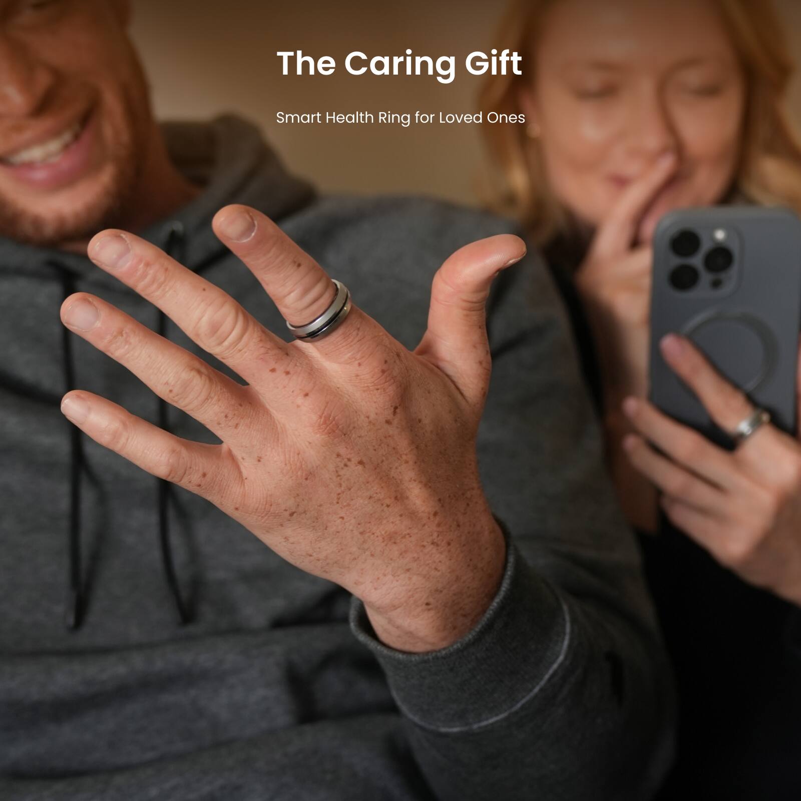 The Caring Gift  
Smart Health Ring for Loved Ones