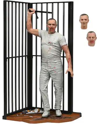 Front. NECA - Silence of the Lambs 7" Scale Action Figure - Dr. Hannibal Lecter (Prison Escape).