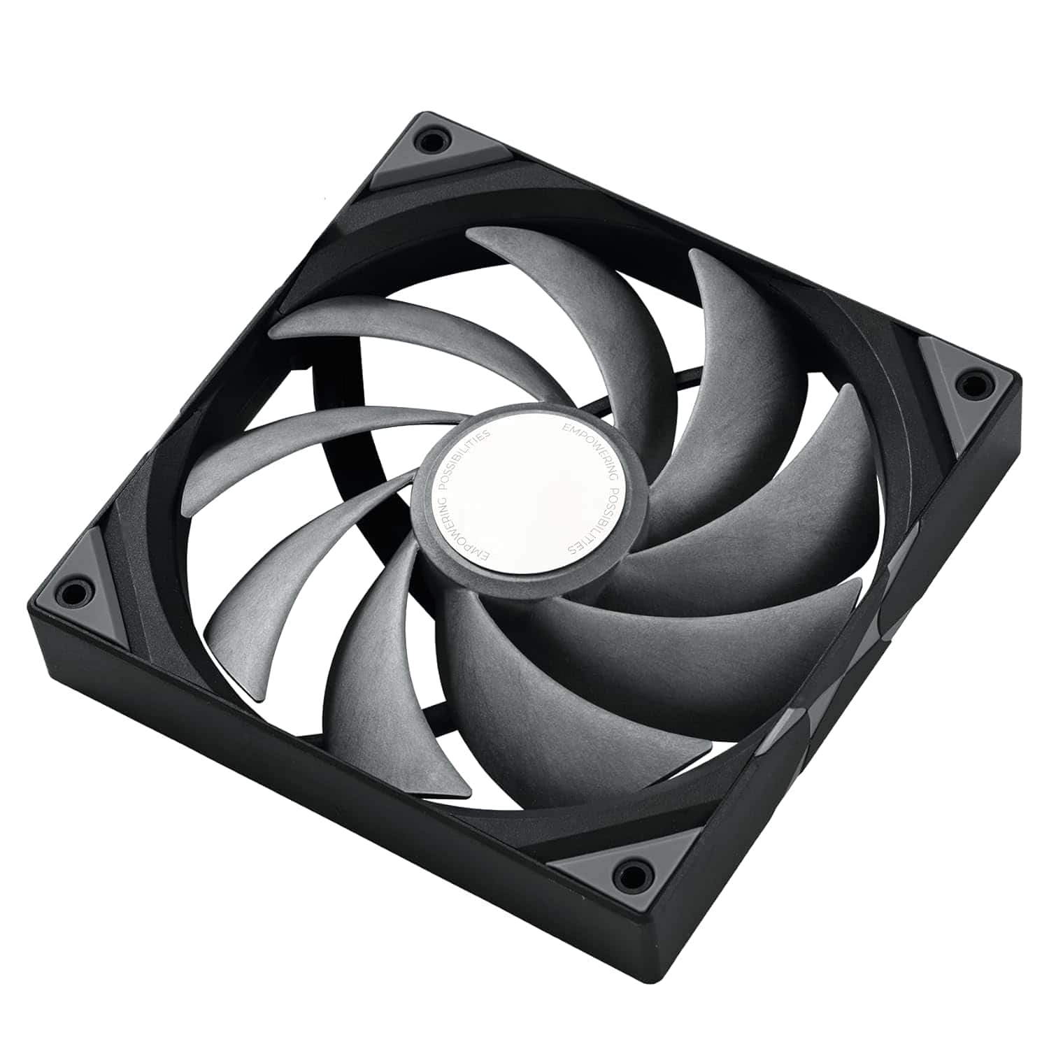 TRYX - F-R140P-NN1M-G0K ROTA PRO 140mm Case Fan 4-Pin PWM LCP Material Airflow High-Performance Quiet - Black