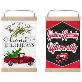 Jardine - Western Kentucky Hilltoppers 12" x 20" Reversible Banner Sign - White