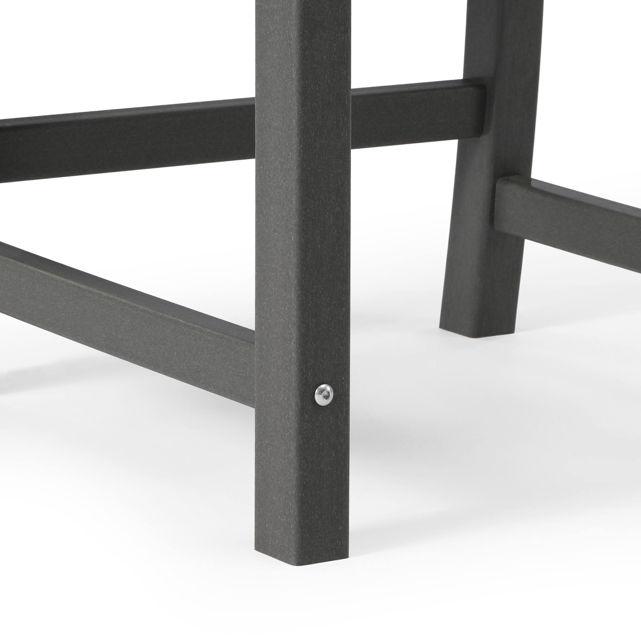 Alt View 4. WestinTrends - WestinTrends Malibu Outdoor Patio Dining Chair - Gray.