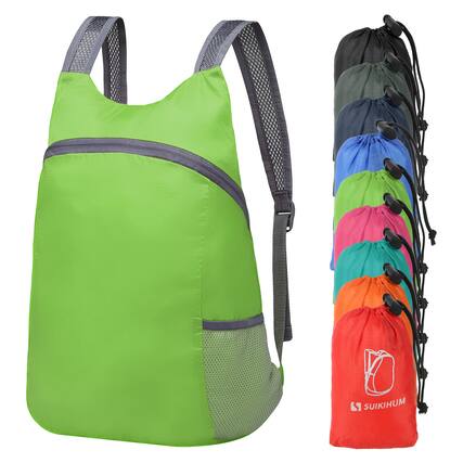 Front. Unique Bargains - 20L Ultra Hiking-Daypack Lightweight Foldable Travel Packable Backpack for Camping Cycling Outdoor - Green.