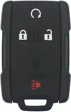 Front. Car Keys Express - Car Keys Express Replacement GM Remote - 3 Buttons (Lock, Unlock, and Panic) Includes programming device - Black.