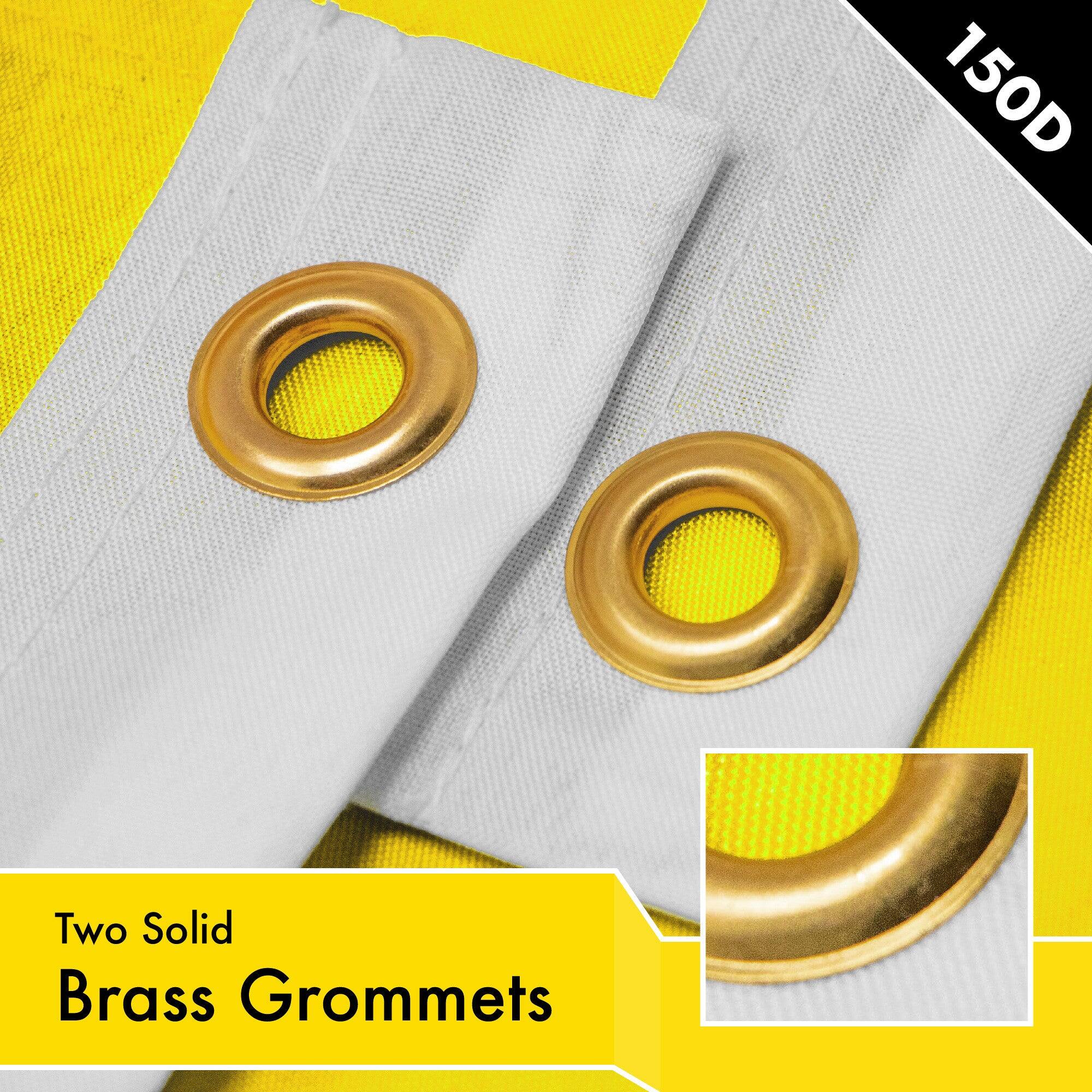 150D Two Solid Brass Grommets