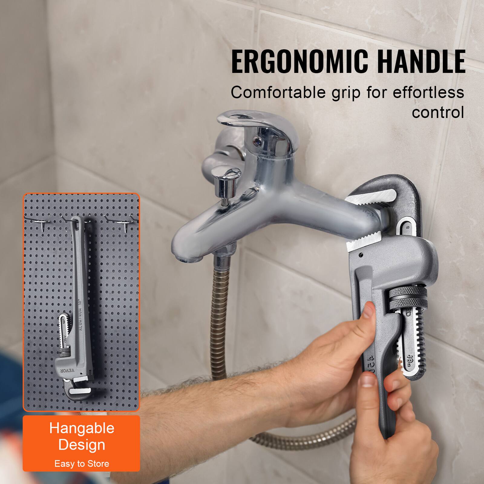 ERGONOMIC HANDLE  
Comfortable grip for effortless control  

Hangable Design  
Easy to Store