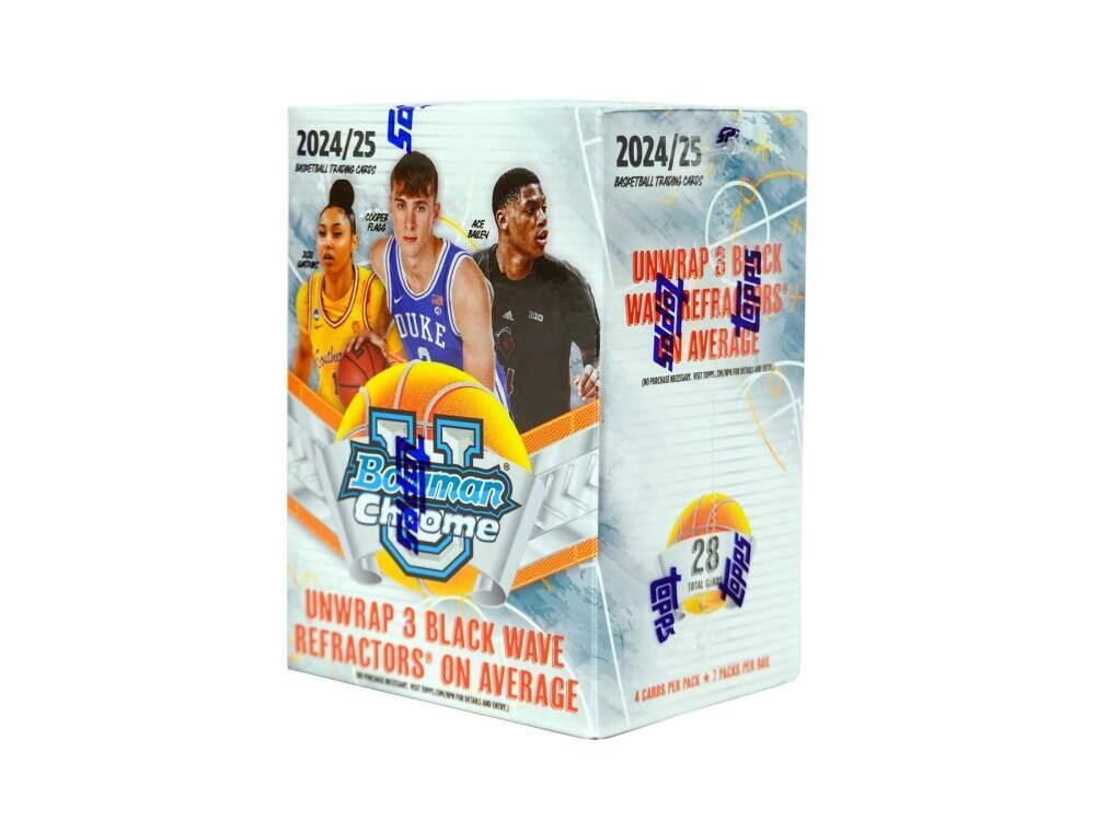 Topps - 2024-25 Bowman University Chrome Basketball 7-Pack Blaster Box