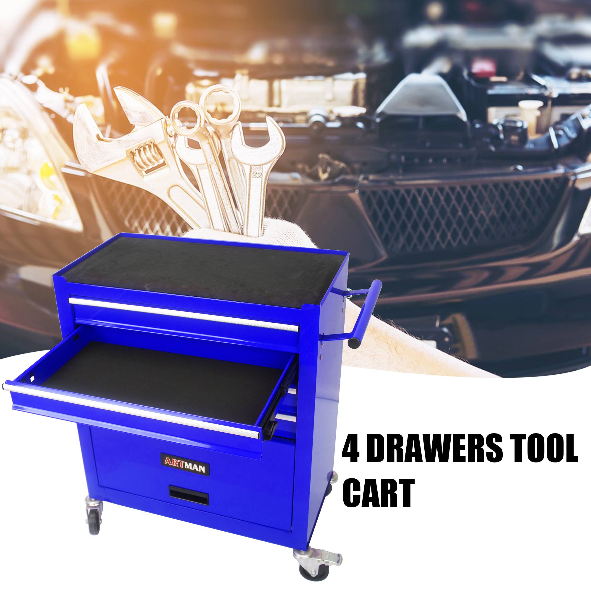 ARTMAN 4 Drawers Tool Cart