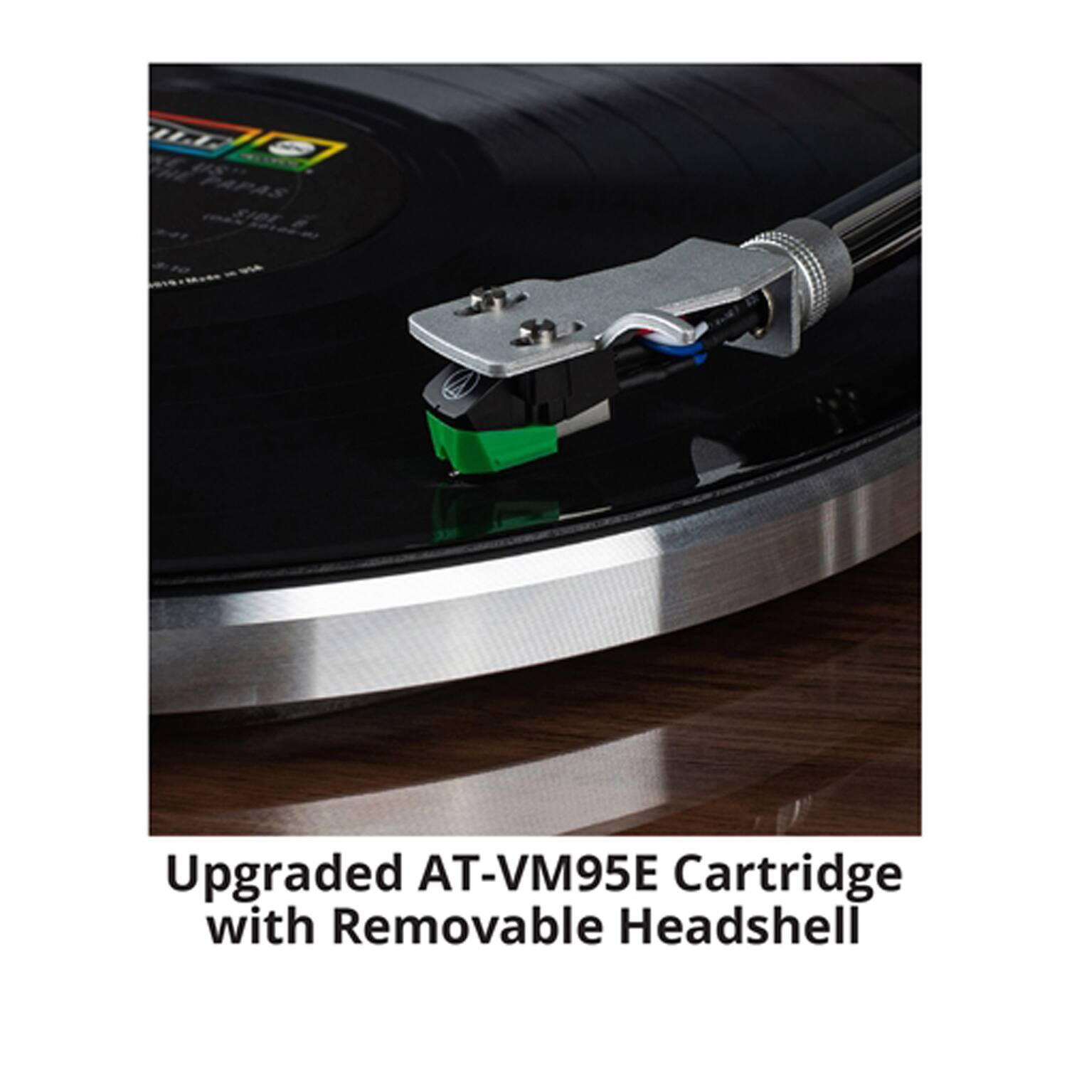 Upgraded AT-VM95E Cartridge with Removable Headshell