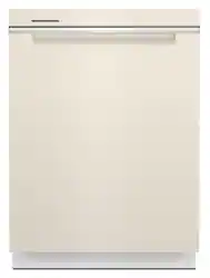 Whirlpool - 24" Top Control Built-In Dishwasher with Stainless Steel Tub, Large Capacity, 3rd Rack, 47 dBA - Biscuit - Front_Zoom