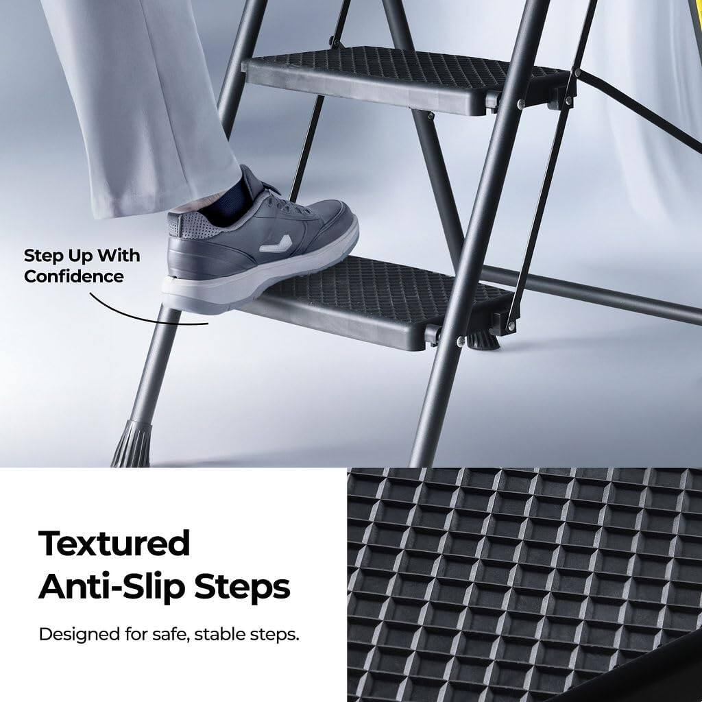 Step Up With Confidence

Textured Anti-Slip Steps

Designed for safe, stable steps.