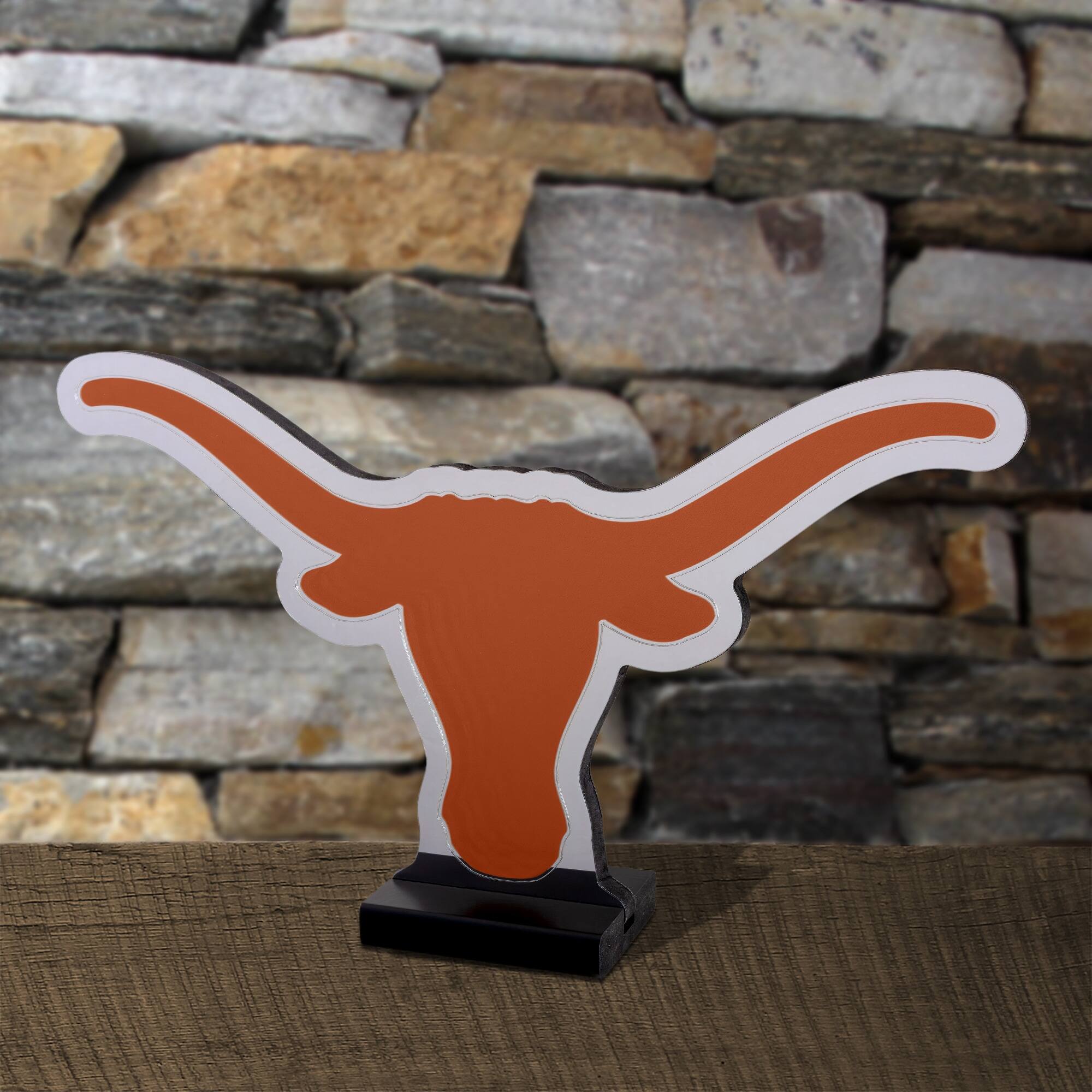 Alt View 3. Sporticulture - Texas Longhorns LED Infinity Logo Light - Brown.