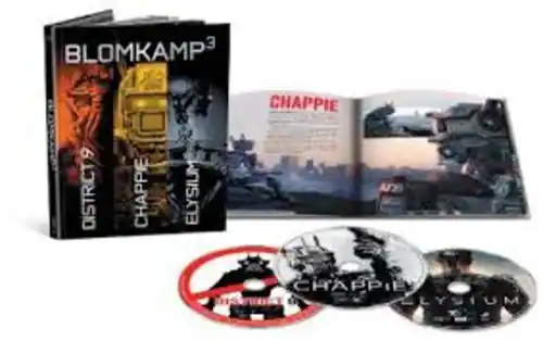 Front. Chappie / District 9 / Elysium - BLU-RAY.