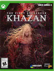 Xbox Series X The First Berserker Khazan Mature 17+ Jeunes Adultes 17+ M ESRB WE MARI WONDEAS D0 NEXON neople