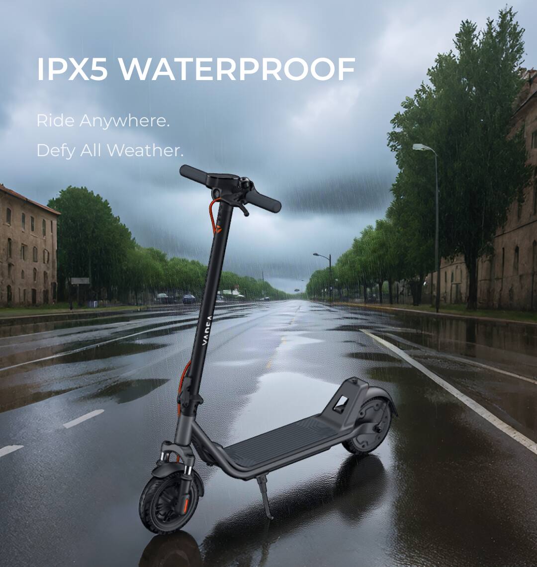 IPX5 WATERPROOF  
Ride Anywhere.  
Defy All Weather.