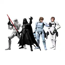 Blokees - Star Wars Figure Darth Vader, Han Solo, Luke and Stormtrooper Bundle