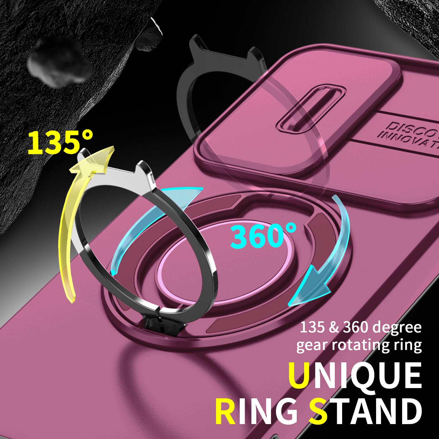 135
DISCO INNOVAT
360
135 & 360 degree gear rotating ring
UNIQUE RING STAND