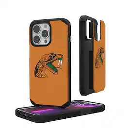 Keyscaper - NCAA - Florida A&M Rattlers iPhone Rugged Case - 15 - Black