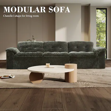 MODULAR SOFA
Chenille L-shape for living room