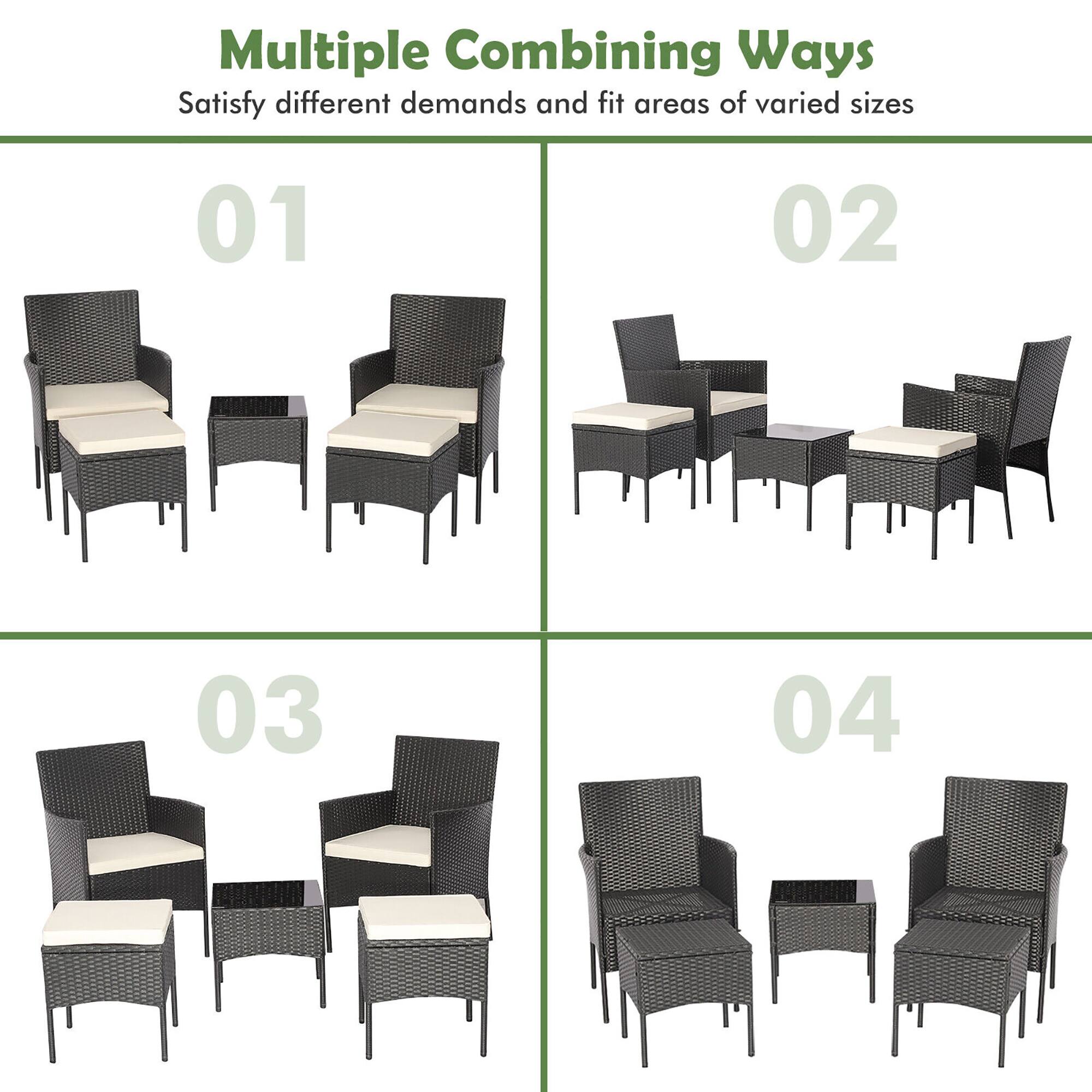 Multiple Combining Ways
Satisfy different demands and fit areas of varied sizes

01
02
03
04