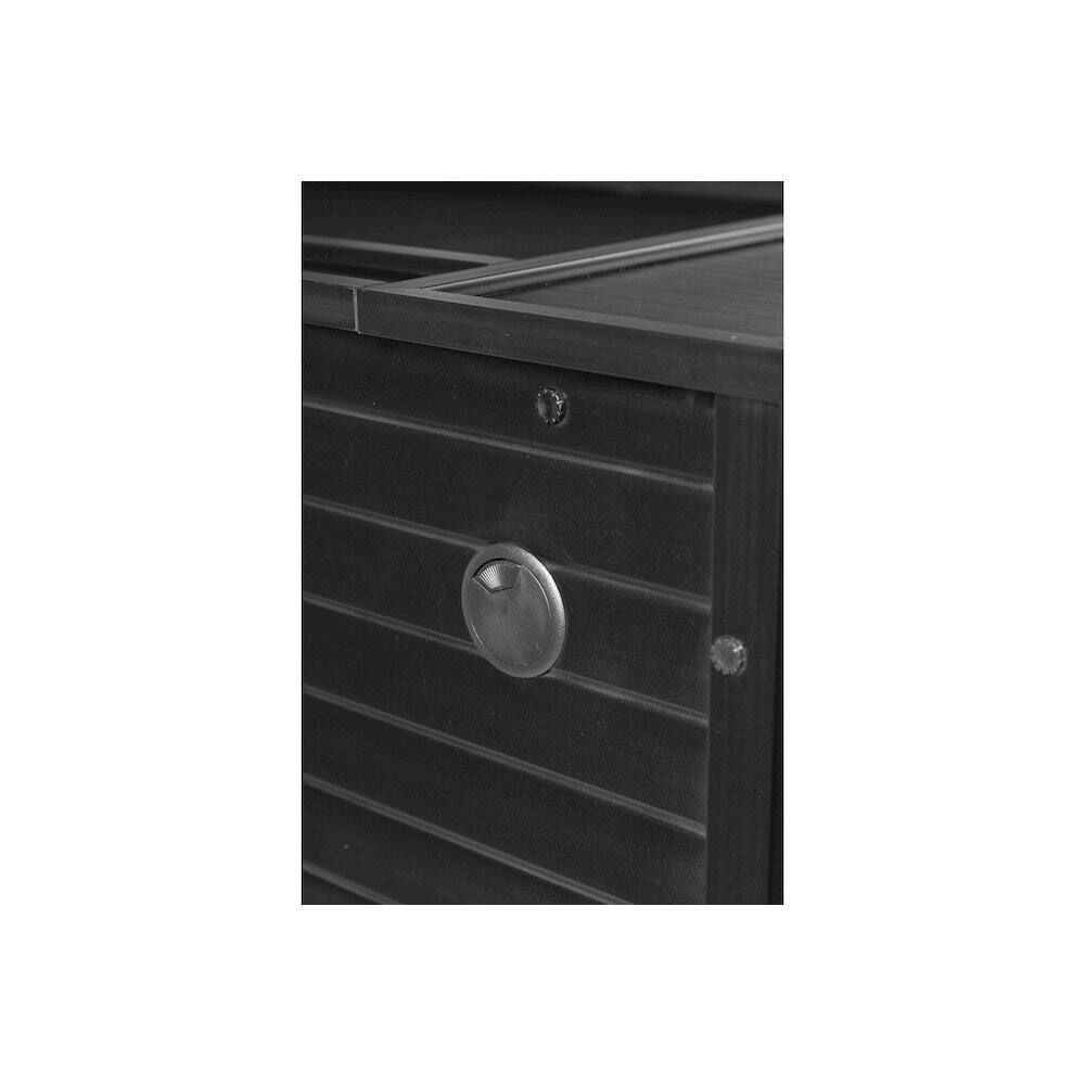 Alt View 1. New Age Pet - ECOFLEX 60" Mojave Reptile Lounge in Black.