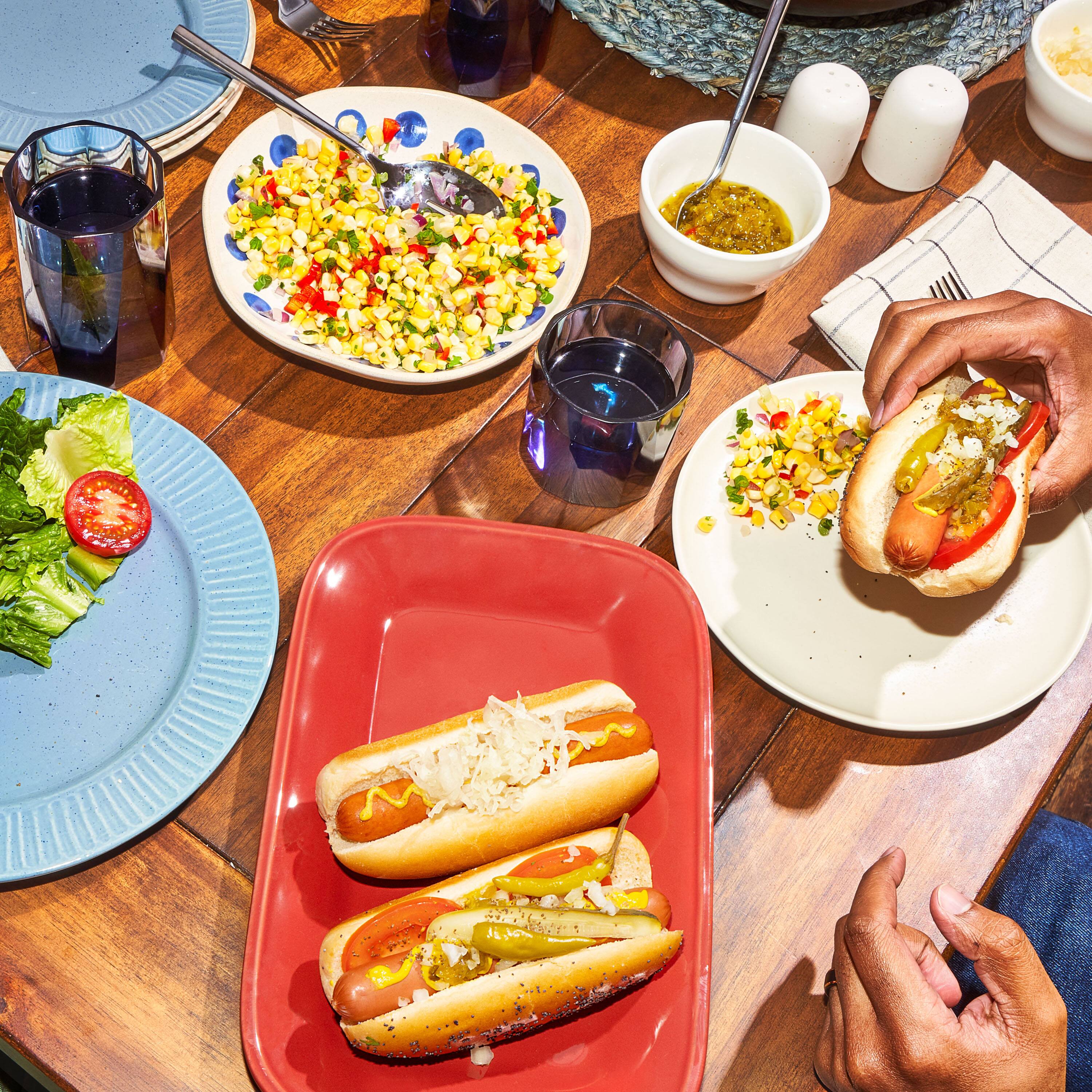 Alt View 3. KRAFT - Hot Dog Roller & Bun Warmer - Red.