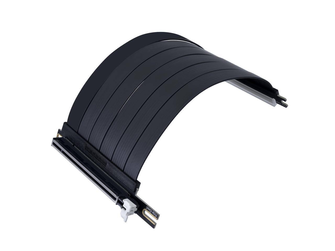 Lian Li PCIe 5.0 Riser Cable 16X 200mm, Double Bandwidth, PCIe 4.0