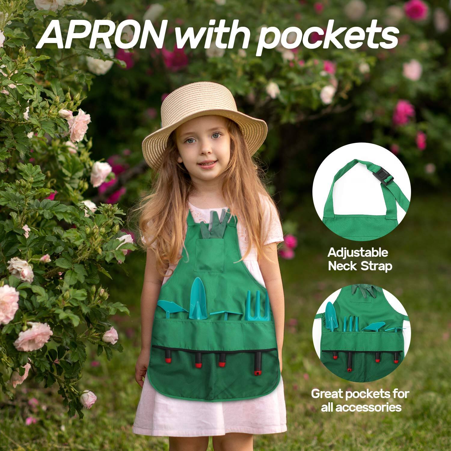 APRON with pockets

Adjustable Neck Strap

Great pockets for all accessories
