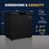 DIMENSIONS & CAPACITY
- 29.7" (Width)
- 22.2" (Depth)
- 33.3" (Height)
5 Cu. Ft. Capacity
Freezer/Fridge Convertible System
- Freezer: -15 to 7°F
- Fridge: 32 to 50°F
Temperature Range