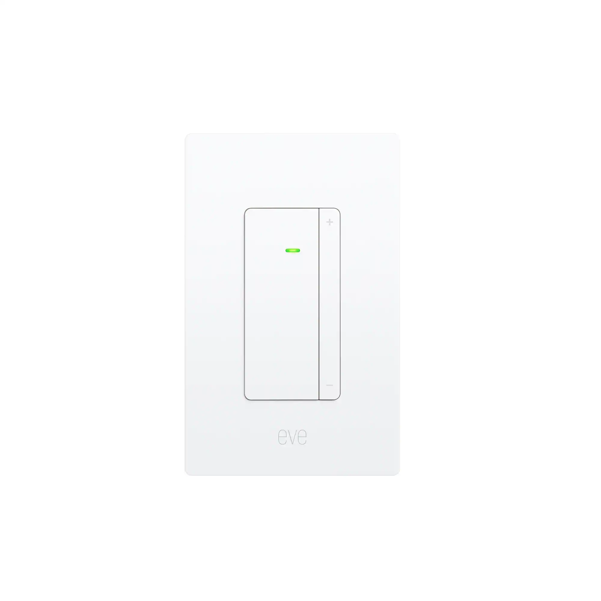 Front. Eve - Eve Dimmer Switch – Smart Dimmer Switch (Matter) – White - White.