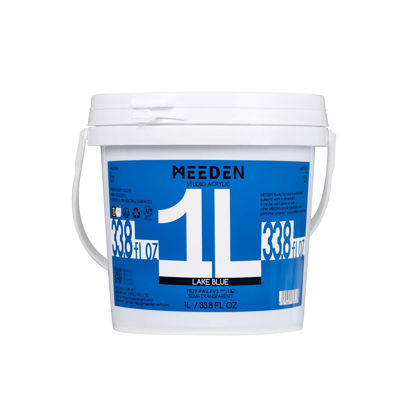 Meeden - STUDIO ACRYLIC PAINT-LAKE BLUE