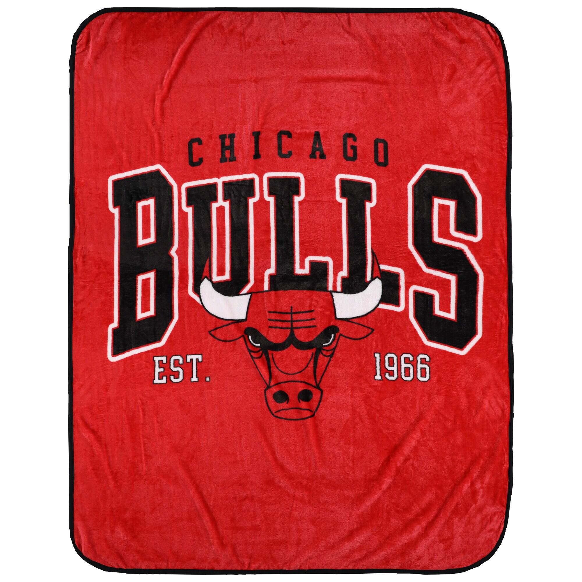 Pegasus - Chicago Bulls Vintage Arch Ultra Soft 50" x 60" Blanket - Multicolor